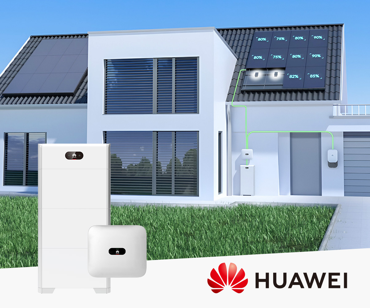 Huawei Photovoltaikanlage mit Wechselrichter und Speicher